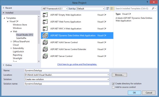 Creating Dynamic Data Application.
